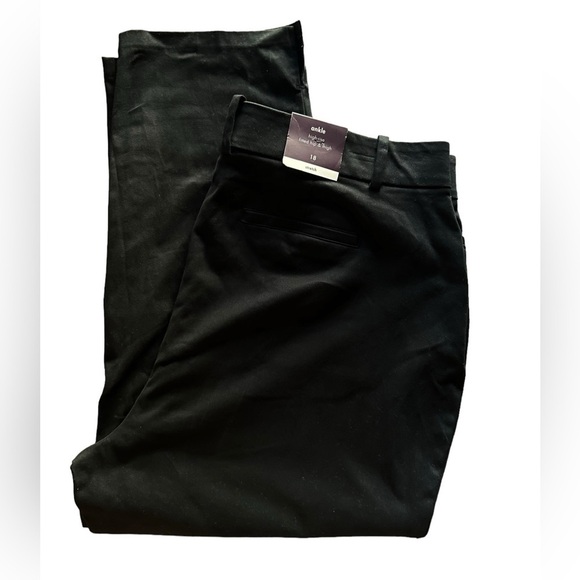 Ava and Viv High Rise Slit Ankle Pants NWT - Picture 2 of 6